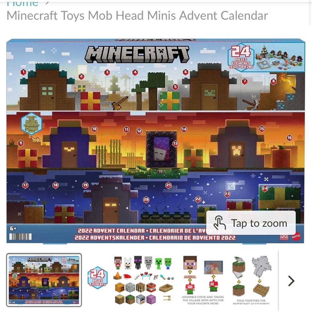 minecraft advent calendar